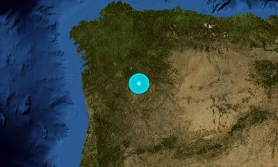 85 km SE of Ourense, Spain