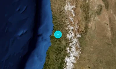 77 km NNW of San Bernardo, Chile