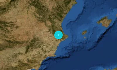 67 km NNE of Elche, Spain