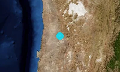 45 km N of Calama, Chile