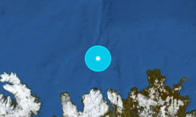 322 km NNE of Reykjavík, Iceland