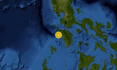 97 km SW of Batangas, Philippines