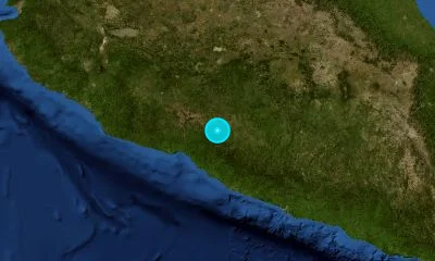 147 km S of Morelia, Mexico