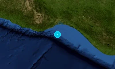 289 km S of Minatitlán, Mexico