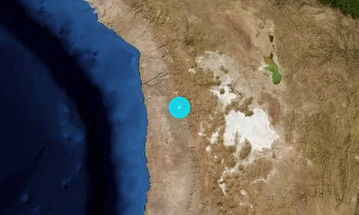 102 km NE of Iquique, Chile