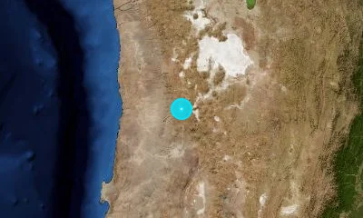 117 km NNE of Calama, Chile