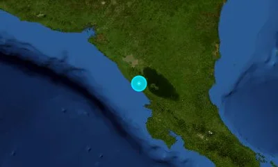 64 km SSE of Managua, Nicaragua