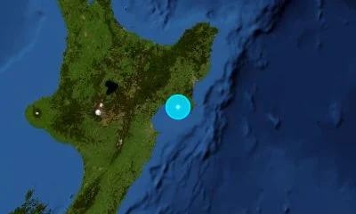 205 km SE of Tauranga, New Zealand