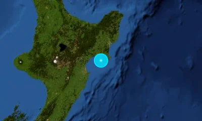 212 km SE of Tauranga, New Zealand