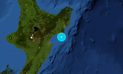 220 km SE of Tauranga, New Zealand