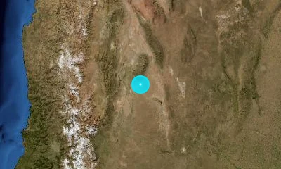 61 km SE of San Juan, Argentina