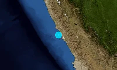 44 km NW of Callao, Peru