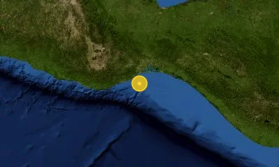 247 km SSW of Minatitlán, Mexico