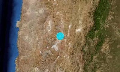 214 km WNW of Salta, Argentina