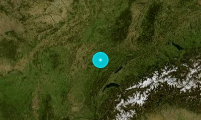 6 km SSE of Besançon, France