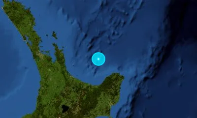129 km ENE of Tauranga, New Zealand