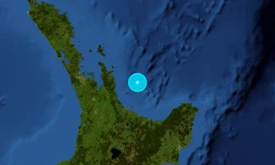 84 km NNE of Tauranga, New Zealand