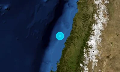 122 km WNW of Talca, Chile