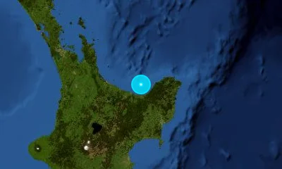 98 km E of Tauranga, New Zealand