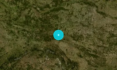 88 km N of Wałbrzych, Poland