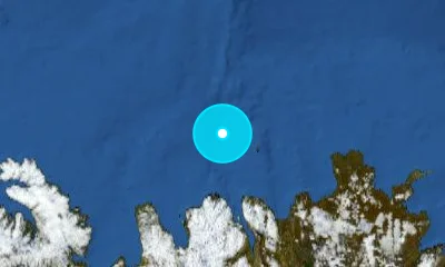318 km NNE of Reykjavík, Iceland