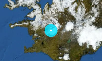 92 km NE of Reykjavík, Iceland