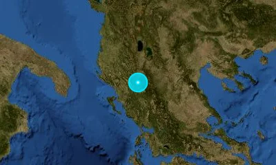 149 km SSE of Tirana, Albania