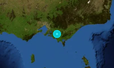 101 km SE of Melbourne, Australia