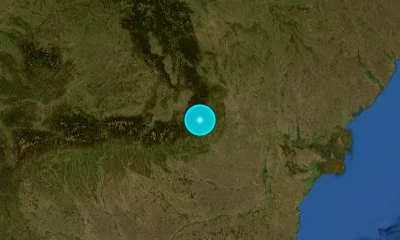 61 km NNW of Buzău, Romania