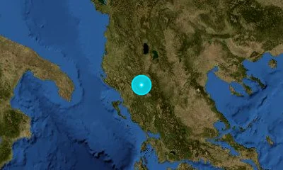 144 km SSE of Tirana, Albania