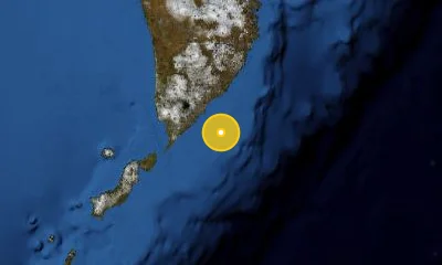 223 km SSW of Petropavlovsk-Kamchatsky, Russia