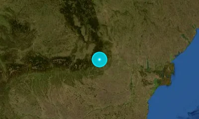 56 km NNW of Buzău, Romania