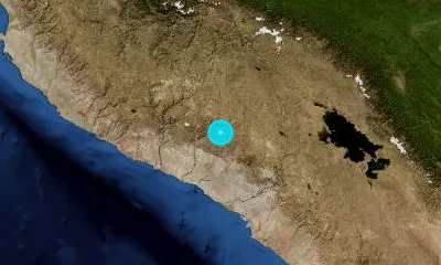 90 km NNW of Arequipa, Peru
