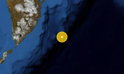 208 km SSE of Petropavlovsk-Kamchatsky, Russia