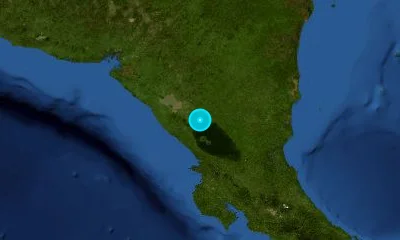 66 km ESE of Managua, Nicaragua