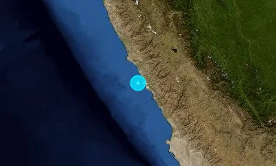 17 km W of Callao, Peru