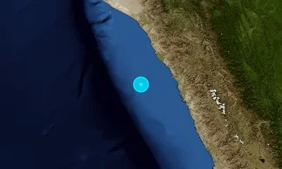 115 km SW of Trujillo, Peru