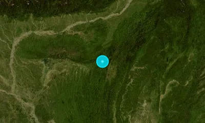 48 km NW of Imphāl, India