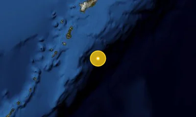 519 km SSW of Petropavlovsk-Kamchatsky, Russia
