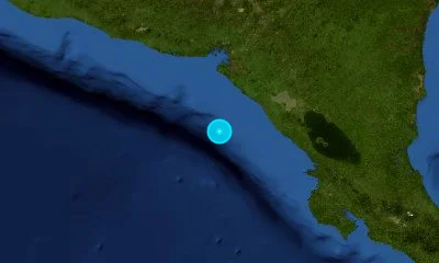 117 km SW of León, Nicaragua