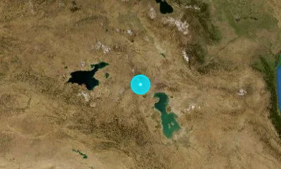 31 km WSW of Khowy, Iran