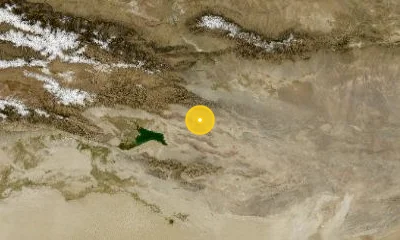 115 km SW of Turpan, China