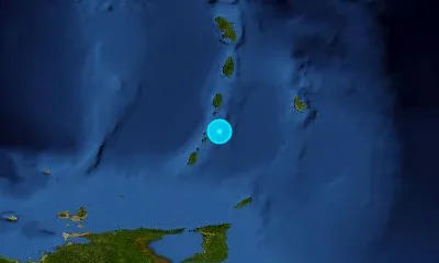 318 km NE of Carúpano, Venezuela