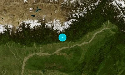 134 km NNE of Guwahati, India