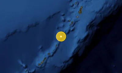 656 km SW of Petropavlovsk-Kamchatsky, Russia