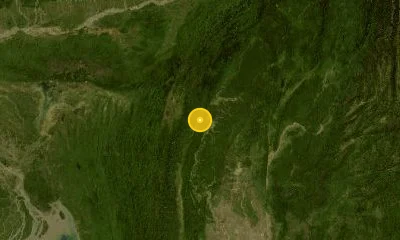 74 km SE of Imphāl, India