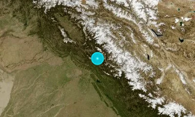 73 km NNE of Pathānkot, India