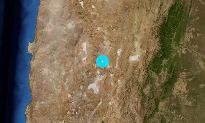 228 km WNW of Salta, Argentina