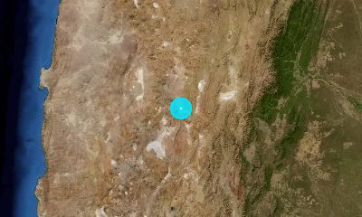 193 km W of San Salvador de Jujuy, Argentina
