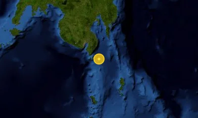 105 km SE of General Santos, Philippines